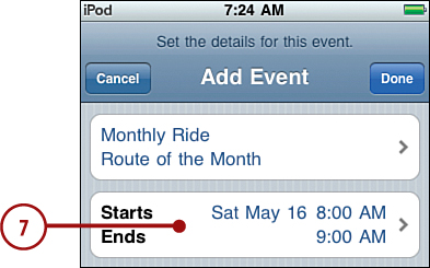 Adding Events to a Calendar Manually