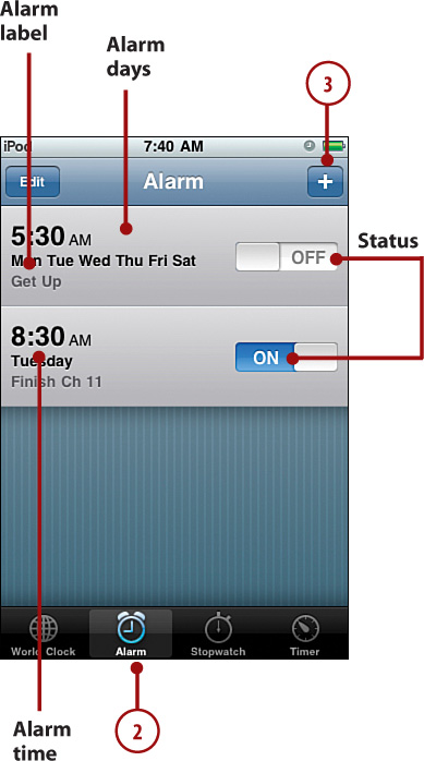 Setting and Using Alarms