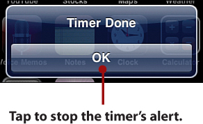 Using an iPod touch as a Timer