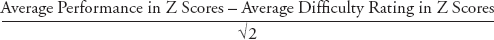 Calculating the Efficiency Metric