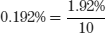 Unnumbered Display Equation