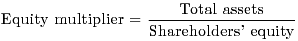 Unnumbered Display Equation