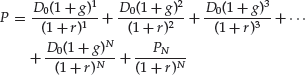 Numbered Display Equation