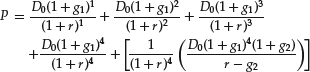 Numbered Display Equation