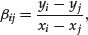 Numbered Display Equation