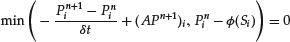 Numbered Display Equation