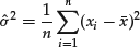 Numbered Display Equation