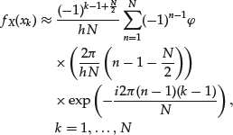 Numbered Display Equation