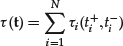 Unnumbered Display Equation