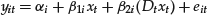 Unnumbered Display Equation