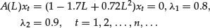 Unnumbered Display Equation