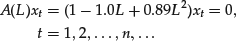 Unnumbered Display Equation