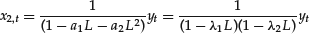 Unnumbered Display Equation