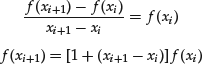 Unnumbered Display Equation