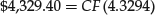 Unnumbered Display Equation