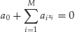 Unnumbered Display Equation