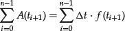 Numbered Display Equation