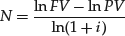 Numbered Display Equation