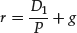 Unnumbered Display Equation