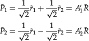 Unnumbered Display Equation