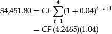 Unnumbered Display Equation