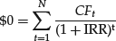 Unnumbered Display Equation