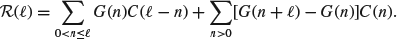 Numbered Display Equation