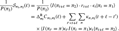 Numbered Display Equation