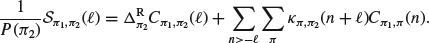 Numbered Display Equation