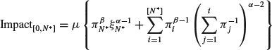 Numbered Display Equation