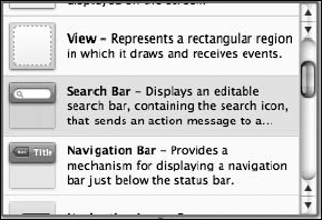 The Search Bar in the library