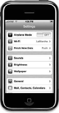 The Settings application