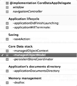 The editor pane's pop-up menu