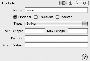 The detail pane after selecting the String type