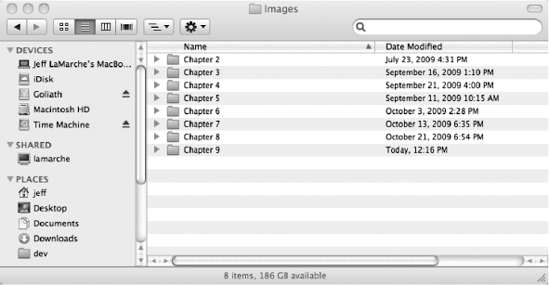 The SHARED heading in the Finder's sidebar lists all other Macs on your network that have shared folders. This is just one of the many examples of where Bonjour is used in Mac OS X.