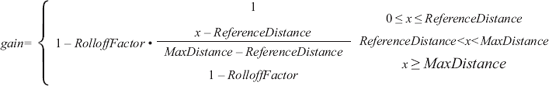 Linear Distance Clamped