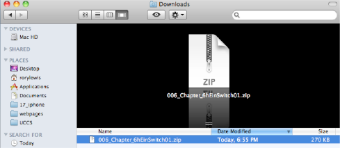 Your downloaded zip file will most likely default to your Downloads folder.