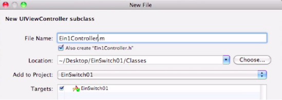 Create the second of the three Cocoa Touch UIViewController subclasses.