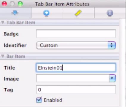 Enter the left tab's new label: Einstein01.