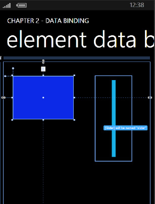 Element Binding mode with mouse over the slider