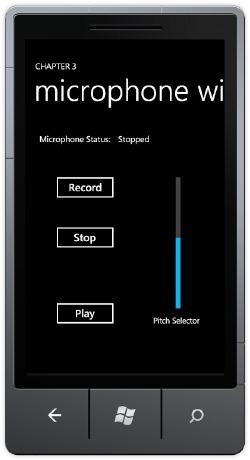 Microphone withSilverlight