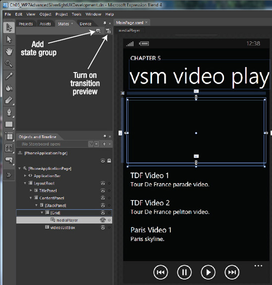 VSMVideoPlayer and States Tab