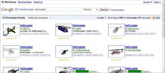 Google's 3D Warehouse