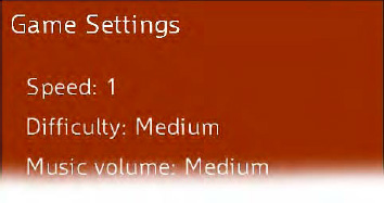 The Settings page