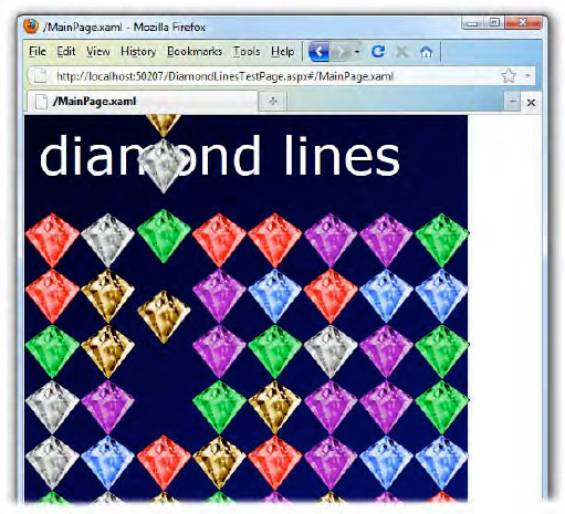 Playing Diamond Lines inside a web browser