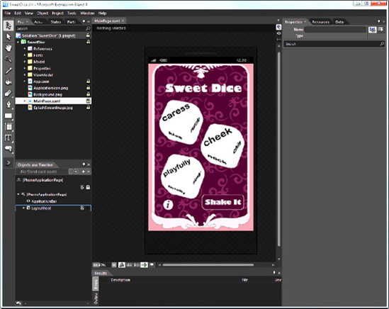 Microsoft Expresion Blend 4 for Windows Phone