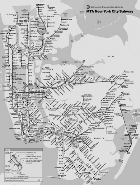 For version 2.0, Wegener licensed the entirety of the Metropolitan Transit Authority's map collection, down to its hyper-local neighborhood drawings.