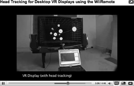 Johnny Chung Lee's head-tracking virtual reality display, as seen on YouTube, prompted Pietilä to imitate head-tracking on the iPhone.