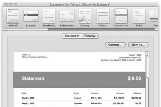 Billing 3's invoice gallery, a.k.a., "Project Yellow Canary."