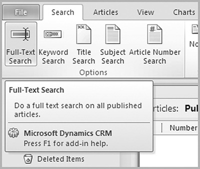 Task A Searching the articles library